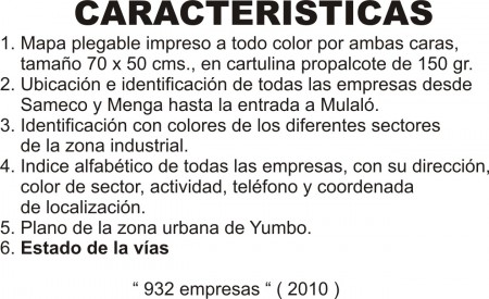CARACTERISTICAS